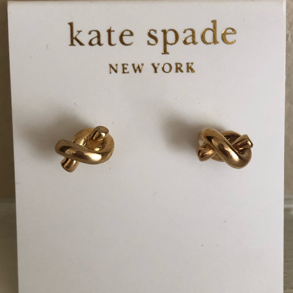 Kate Spade Sailor’s Knot stud earrings